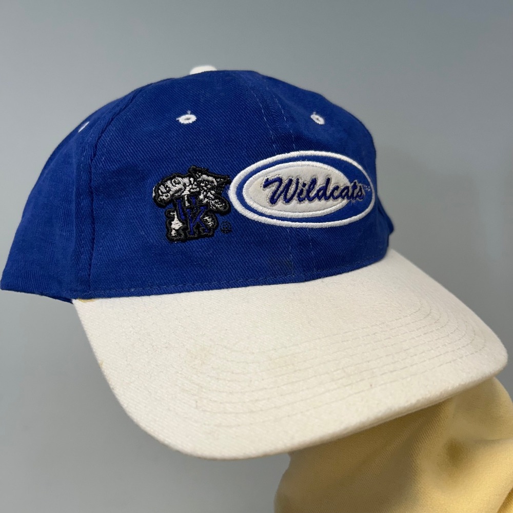 Signatures Kentucky Wildcats UK Hat Blue White Basketball YA OSFA
